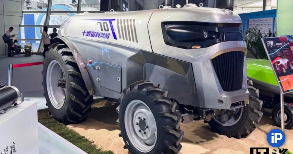 Обзор Honghu T70: китайский автономный электротрактор с ИИ