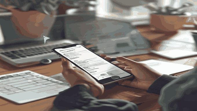 Смартфон с карточками поручений Codex связан с рабочим проектом, проверками и человеческим подтверждением
