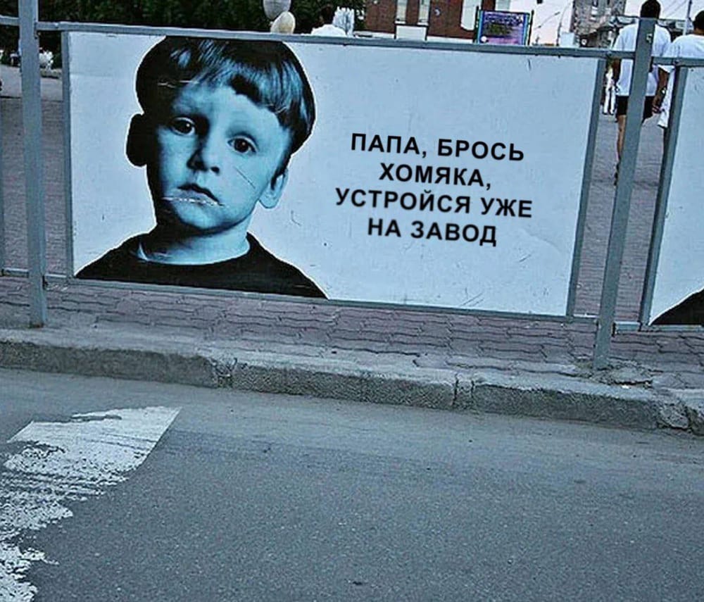 Папа брось хомяка устройся уже на завод
