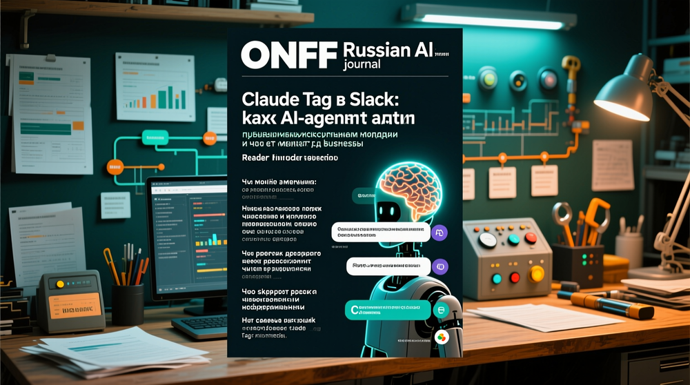 Скриншот интерфейса Slack с вызовом @Claude в общем канале: AI-агент отвечает на сообщение участника команды на бета-функции 