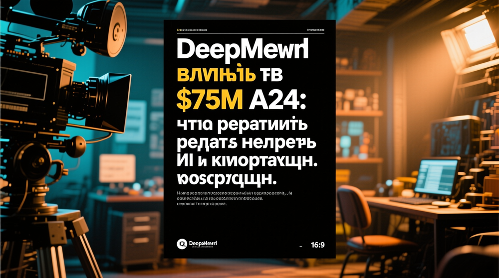 Партнёрство DeepMind и A24: инвестиции в ИИ-инструменты для кинопроизводства и чек-лист для продакшн-компании