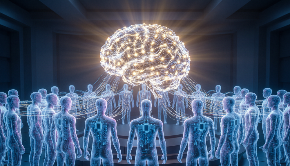 Схема работы синтетических пользователей SynthPeople при нагрузочном тестировании AI-ассистента
