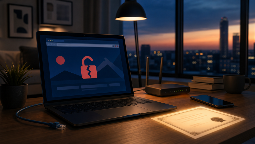 Диагностика остановки автоматизации на домашнем компьютере с проверкой SSL-сертификата
